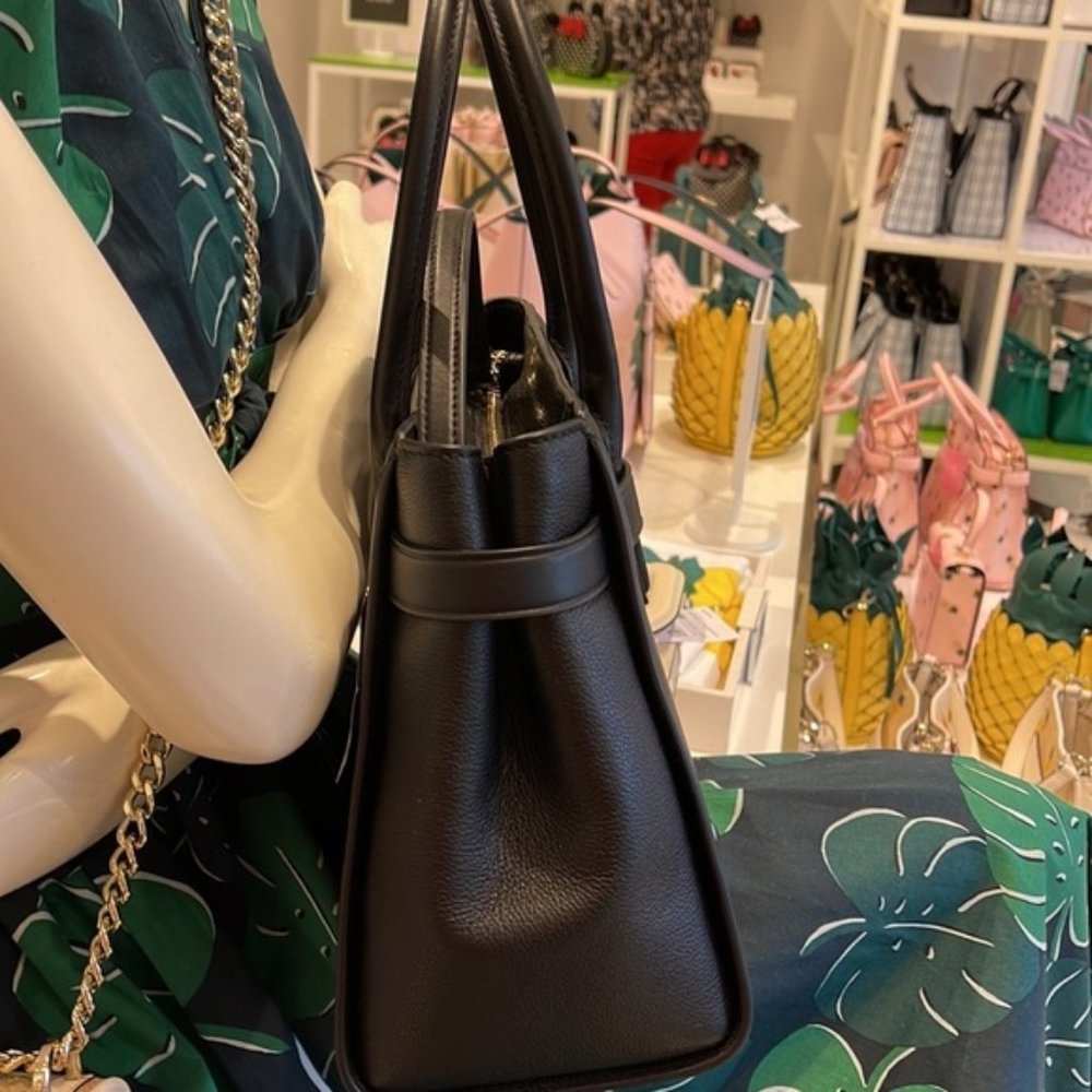 Kate Spade Lucia Medium Satchel Black - Picture 10 of 16